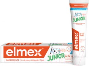 Зубная паста Elmex Junior для детей 6-12 лет (75мл)