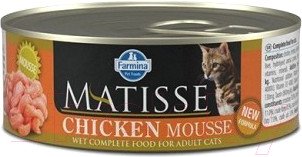 Изображение товара Влажный корм для кошек Farmina Matisse Mousse Chicken (85г)